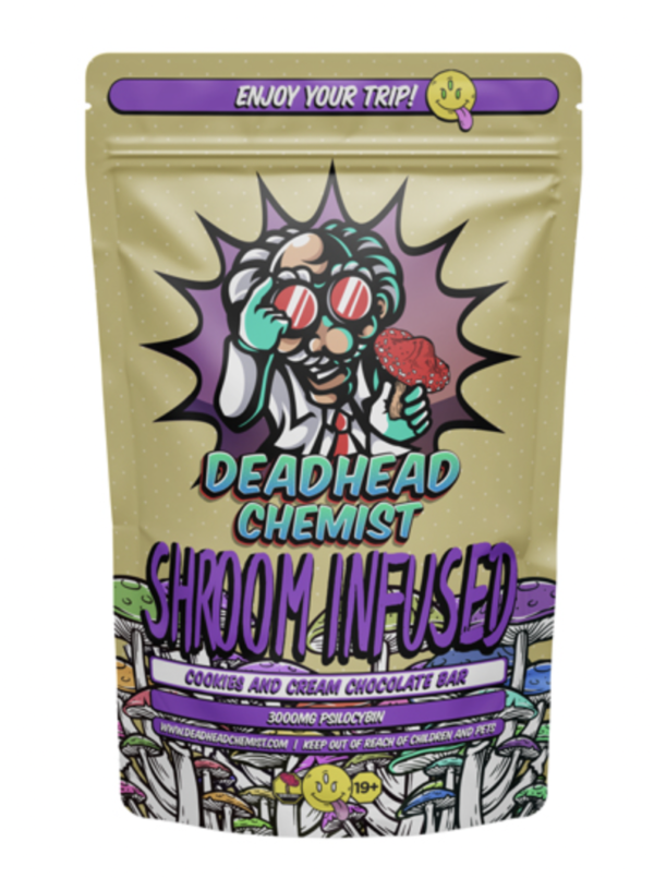 Cookies and Cream Chocolate Bar Deadhead Chemist edibles gummies